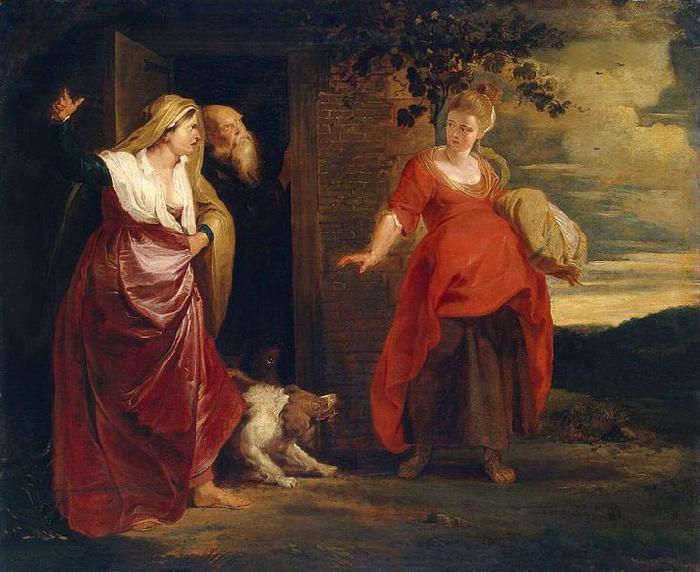 Peter Paul Rubens the home of Abraham uploaded from the page of the Hermitage oil painting image